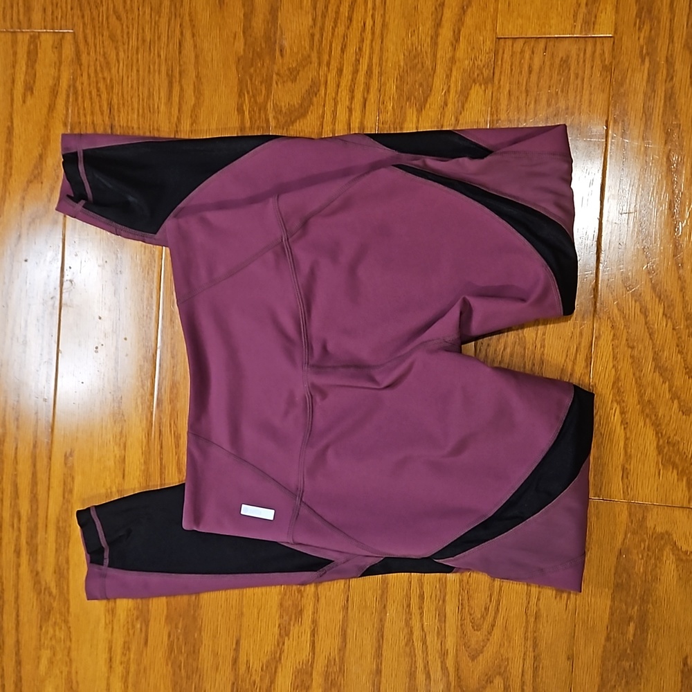 Zella Maroon and Black Yoga Pants - Picture 3 of 6